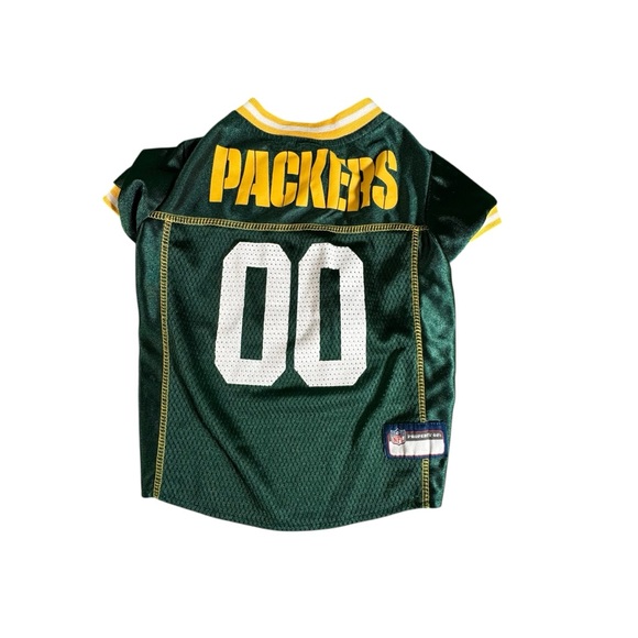 NFL Other - NFL Green Bay Packers Dog Jersey Size Small Pet Apparel Mesh Shirt 00 Green Gold